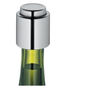 Tapón de vino al vacío de acero inoxidable - TotalVinum