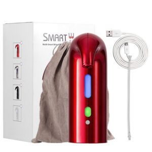 Decantador de Vino Eléctrico, Aireador de Vino Automático y Portátil, Recargable por USB, Incluye Tubo de silicona, Filtro y Botón ON/OFF - TotalVinum